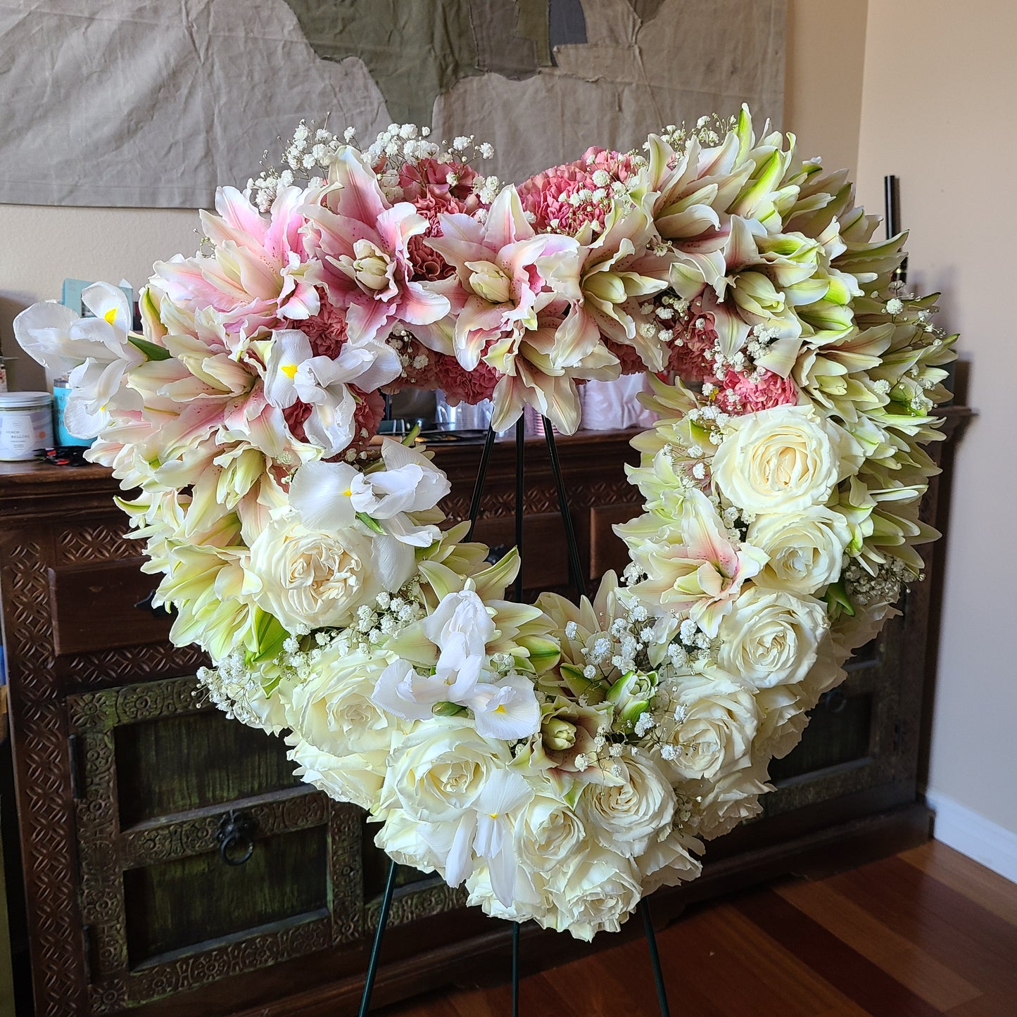Memorial Heart with Stand
