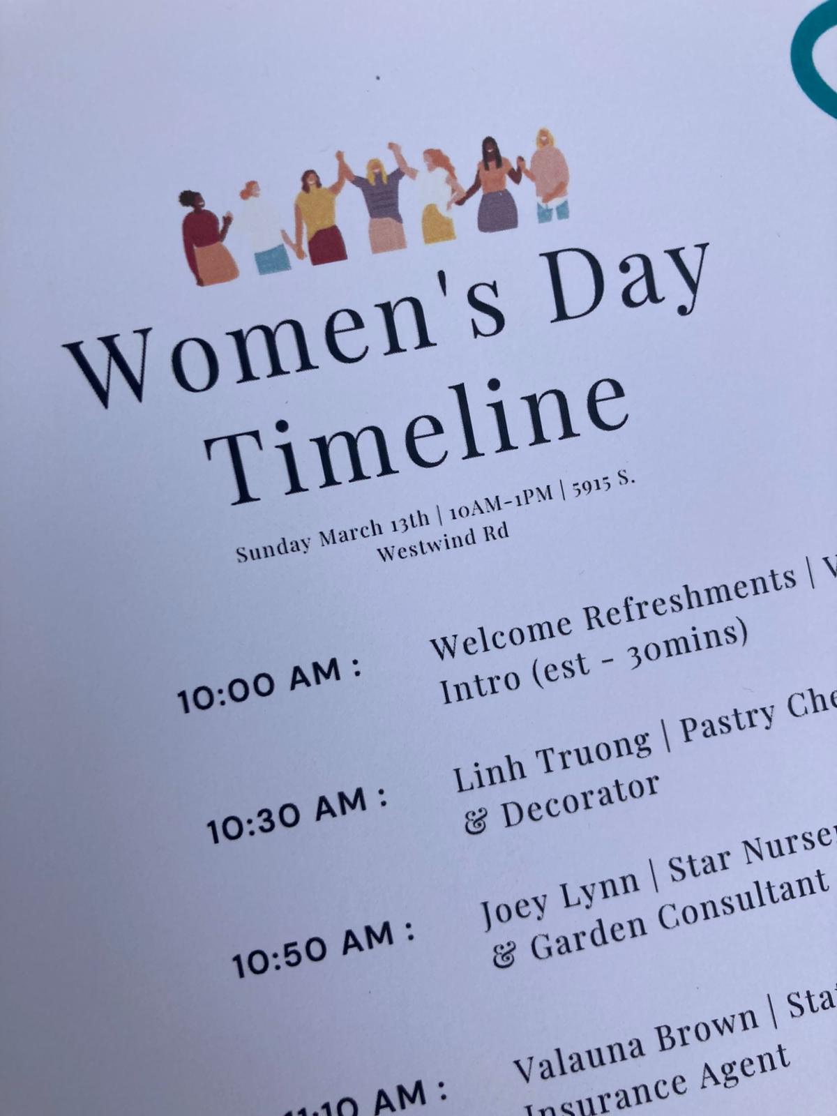 Women's Day Celebration Workshop